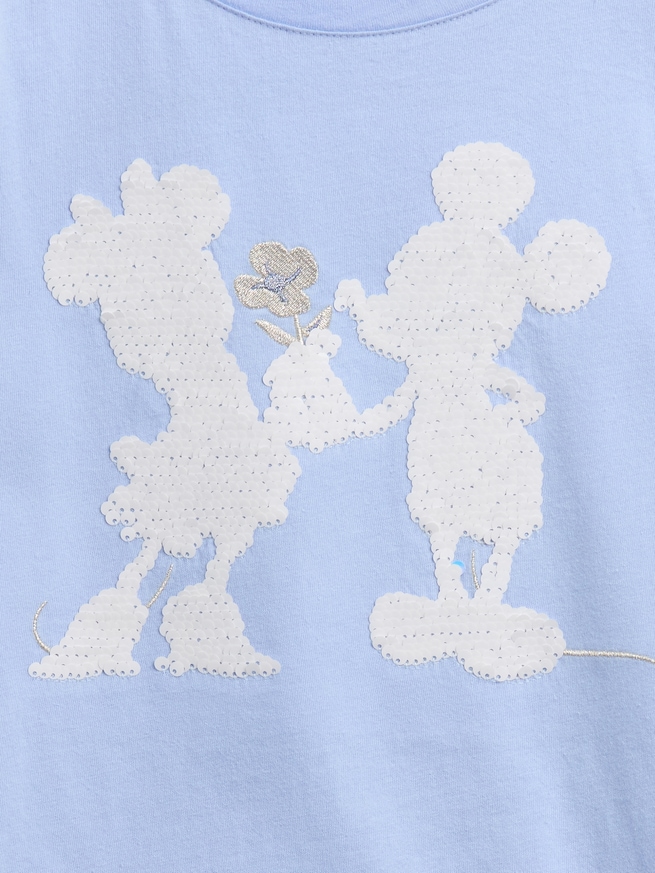 GapKids × ディズニー リラックスフィット フリッピー スパンコール グラフィック Tシャツ-3