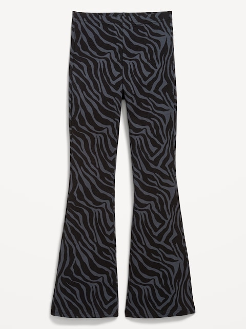 High-Waisted Flared Leggings for Girls