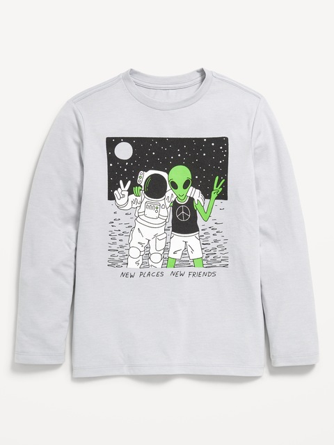 Long-Sleeve Graphic T-Shirt for Boys