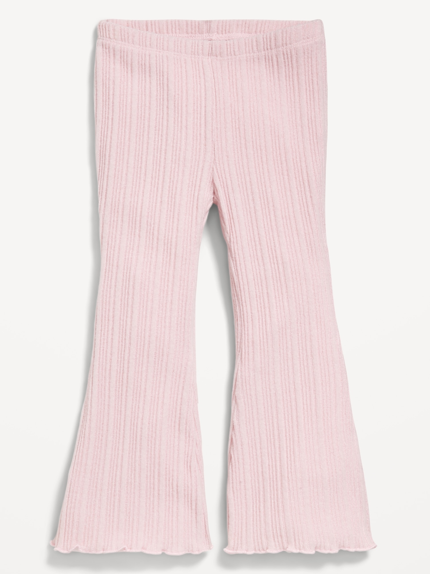 Cozy Ribbed Flare-Leg Leggings for Toddler Girls