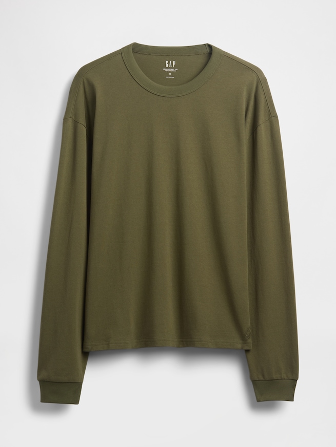 オーバーサイズ クロップド Tシャツ-4