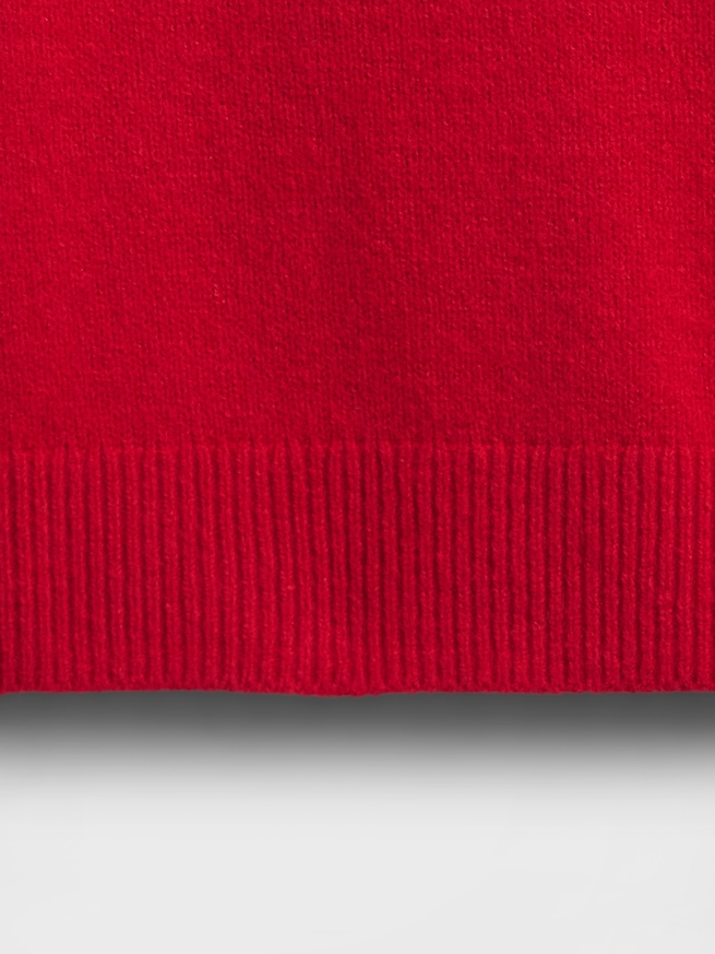 CashSoft カシミヤタッチ クルーネックセーター-3