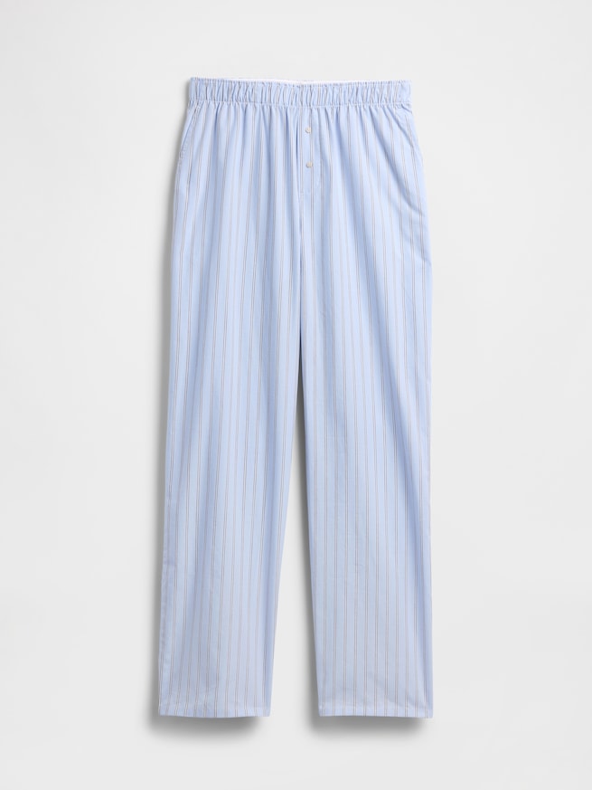 GAPロゴ ポプリン パジャマパンツ-5