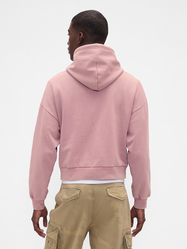 ヘビーウェイト クロップドパーカー-2