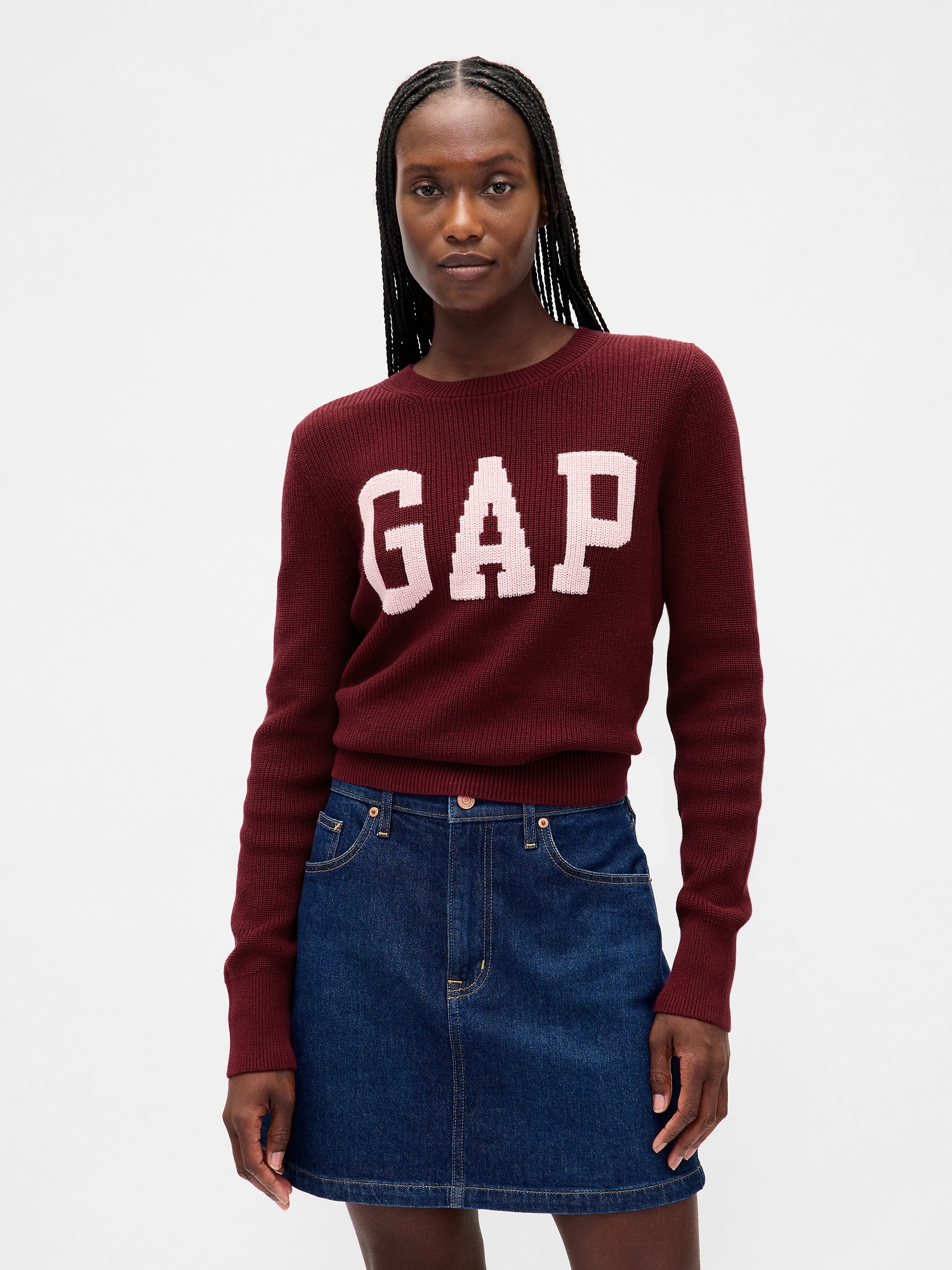 ♡GAP 美♡ Gap公式オンラインストア | GAPロゴ インターシャセーター