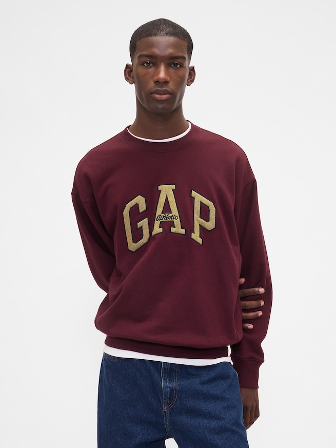 ヘビーウェイト GAP Athleticロゴ スウェットシャツ-0