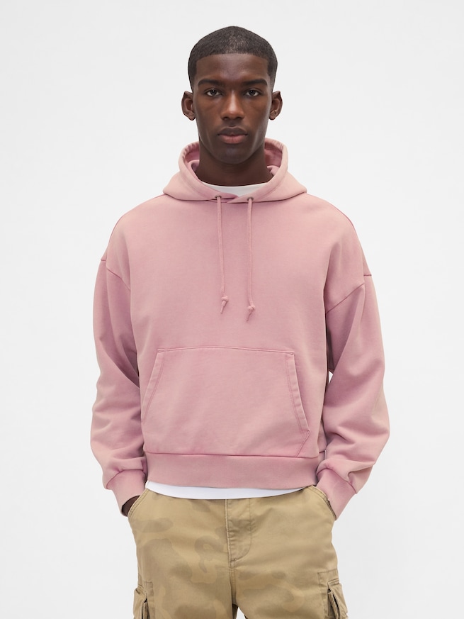 ヘビーウェイト クロップドパーカー-0