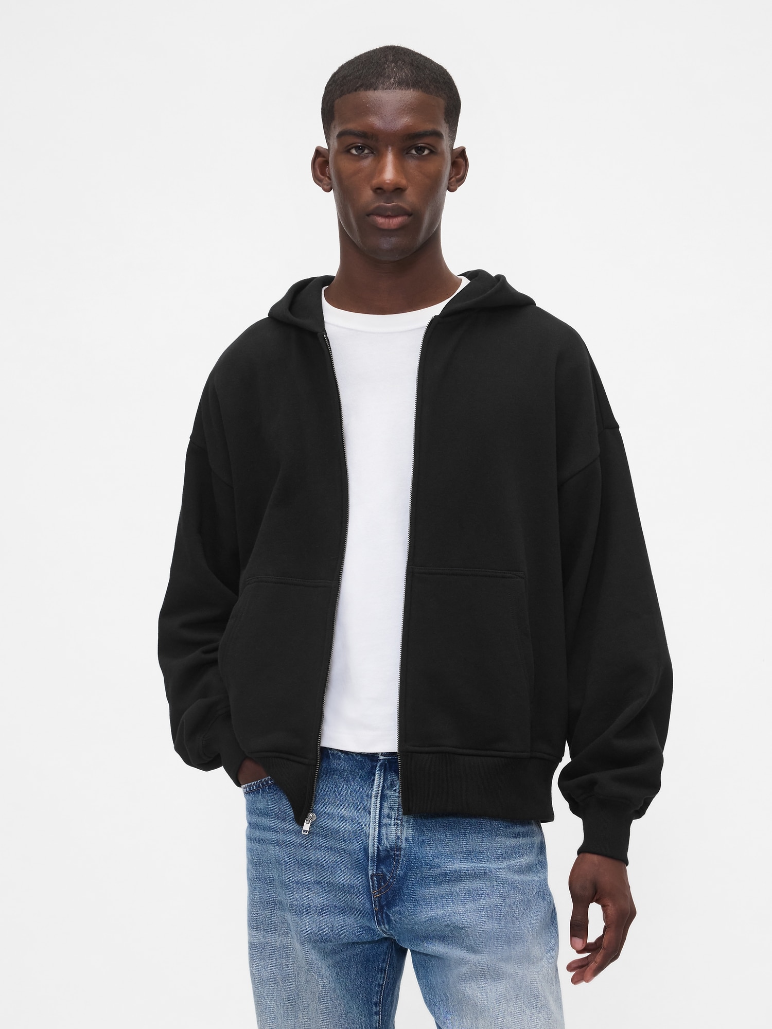Gap ヘビーウェイト ジップアップ パーカー Gap ヘビーウェイト ジップアップ パーカー