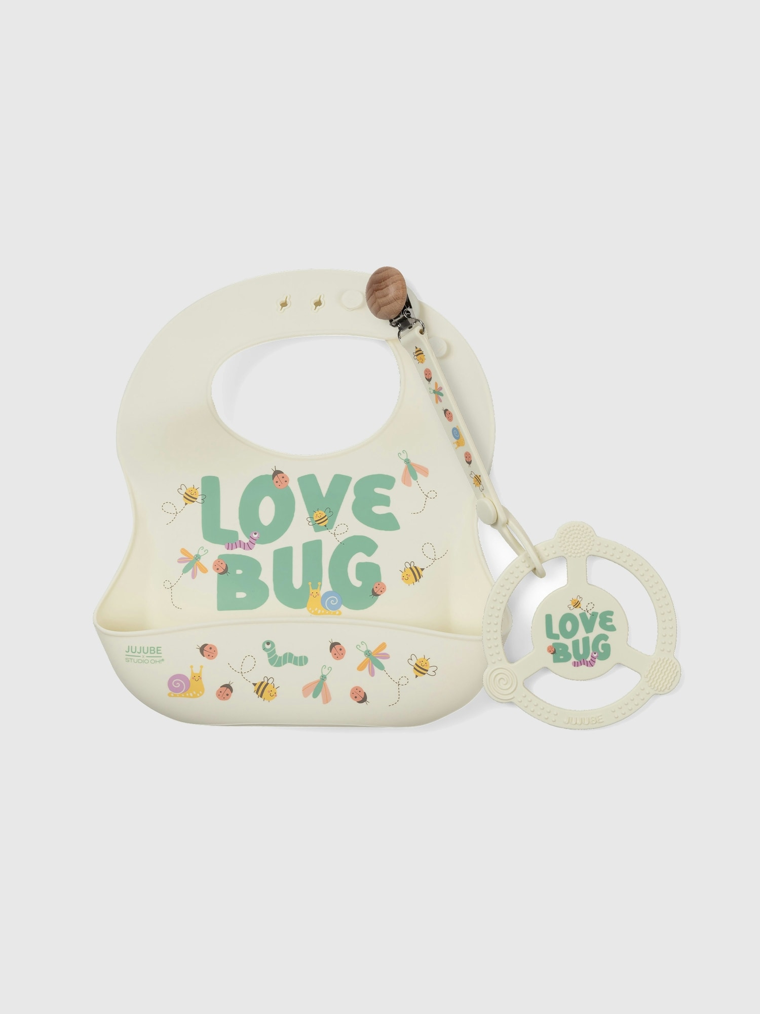 JuJuBe Bib and Teether Baby Bundle