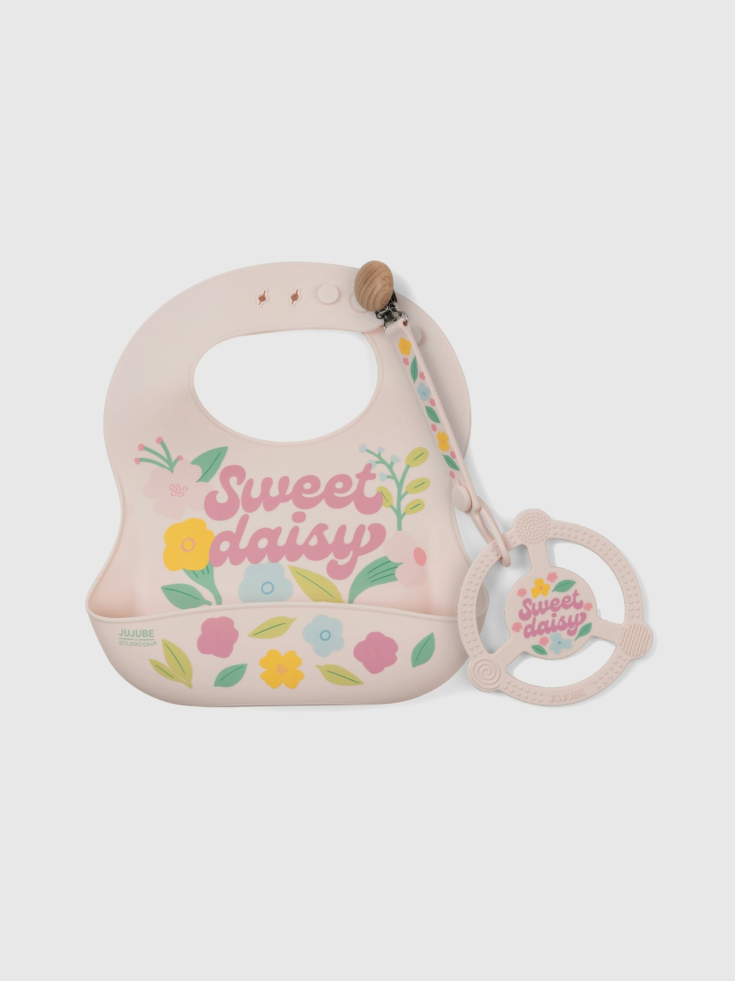 JuJuBe Bib and Teether Baby Bundle