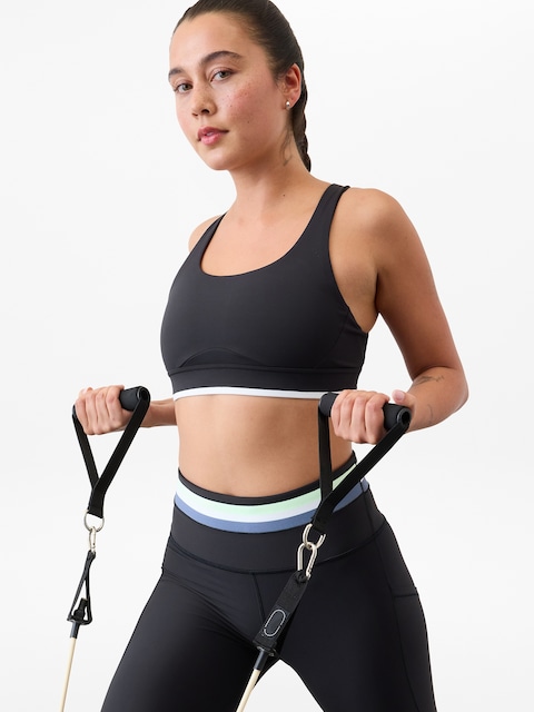 Interval Tipped Sports Bra A-C