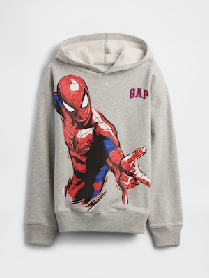 GapKids | マーベル スパイダーマン リラックスフィット グラフィックパーカー