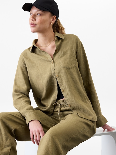 Retreat Linen Top