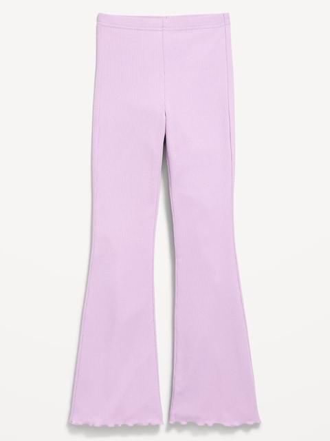 LEGGING ÉVASÉ CÔTELÉ À TAILLE HAUTE POUR FILLE