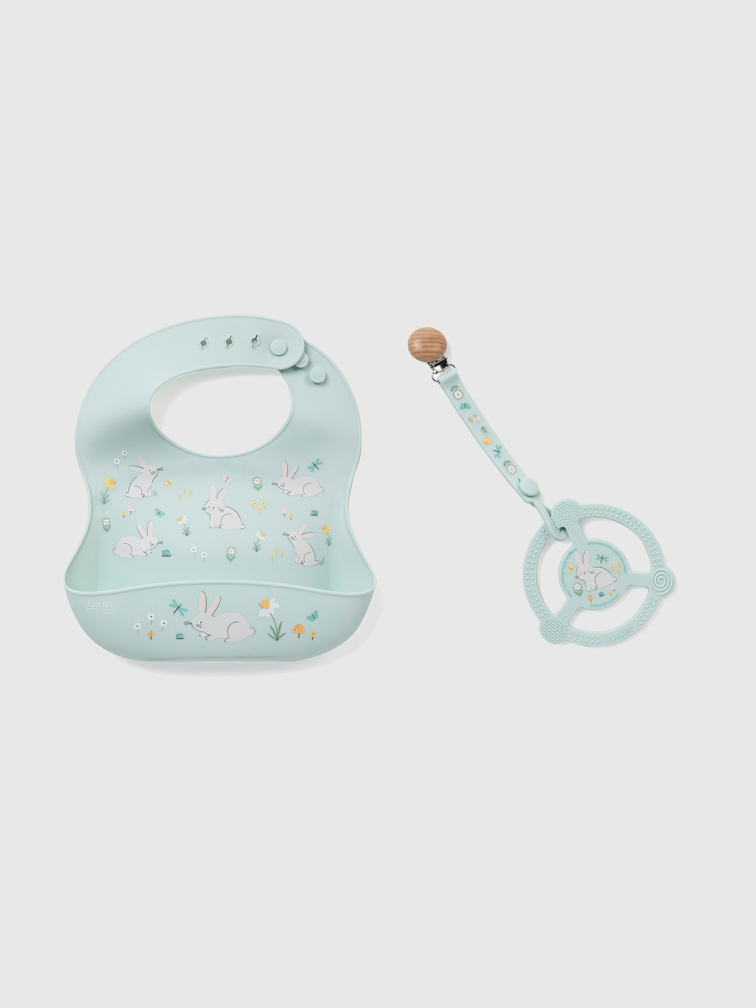 JuJuBe Bib and Teether Baby Bundle