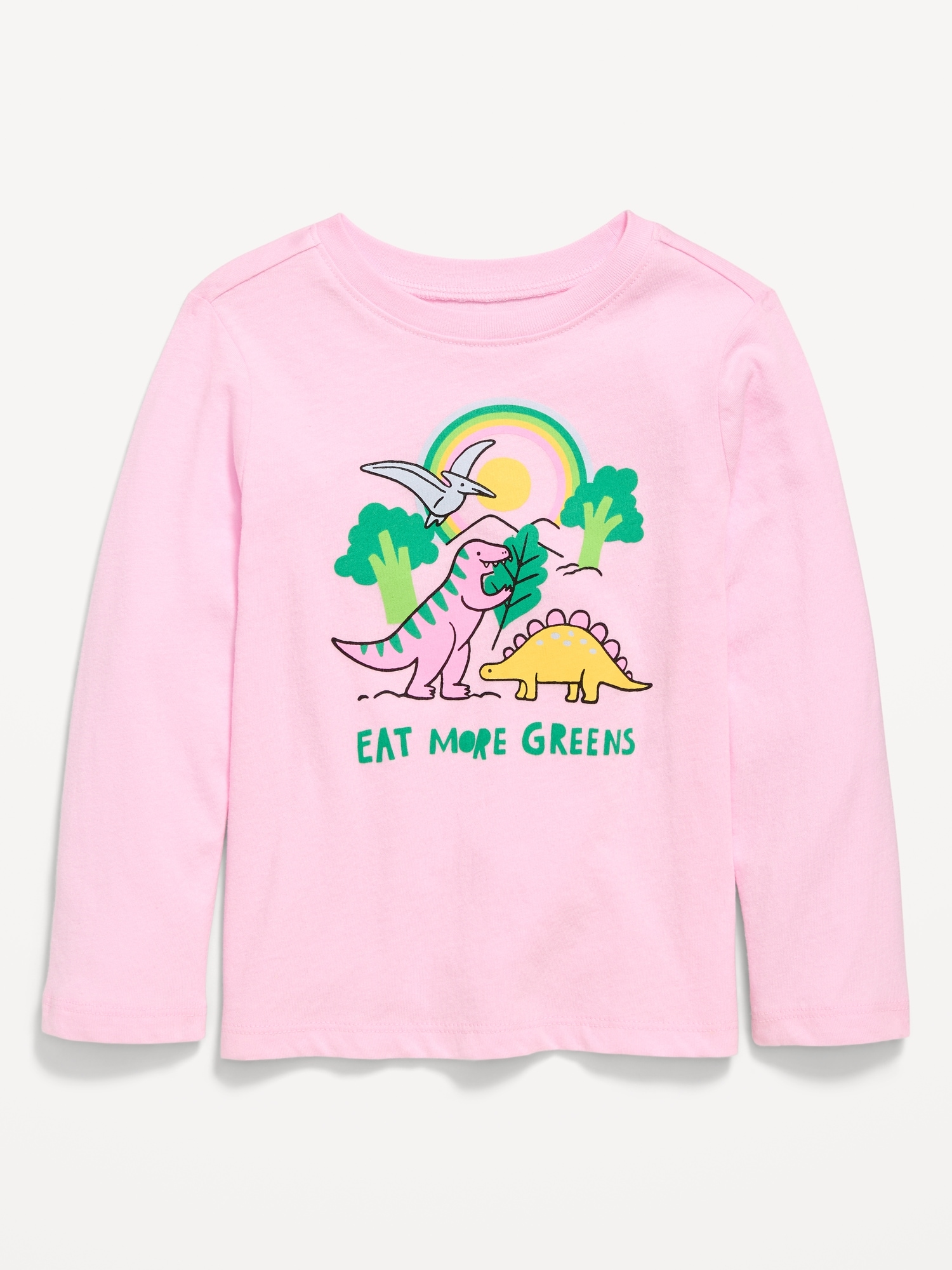 Long-Sleeve Graphic T-Shirt for Toddler Girls
