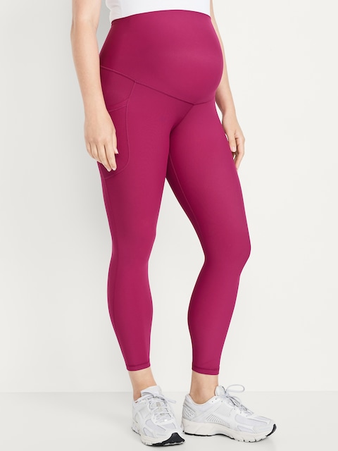 LEGGING POWERSOFT LONGUEUR 7/8 À PANNEAU COUVRANT DE MATERNITÉ