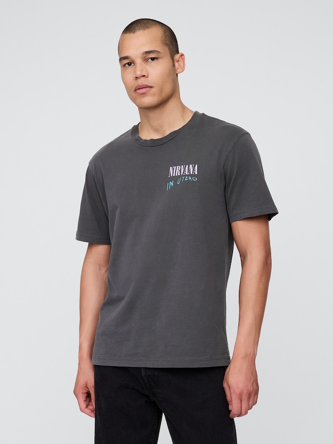 ニルヴァーナ グラフィックTシャツ-2