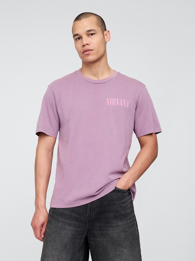ニルヴァーナ グラフィックTシャツ-2