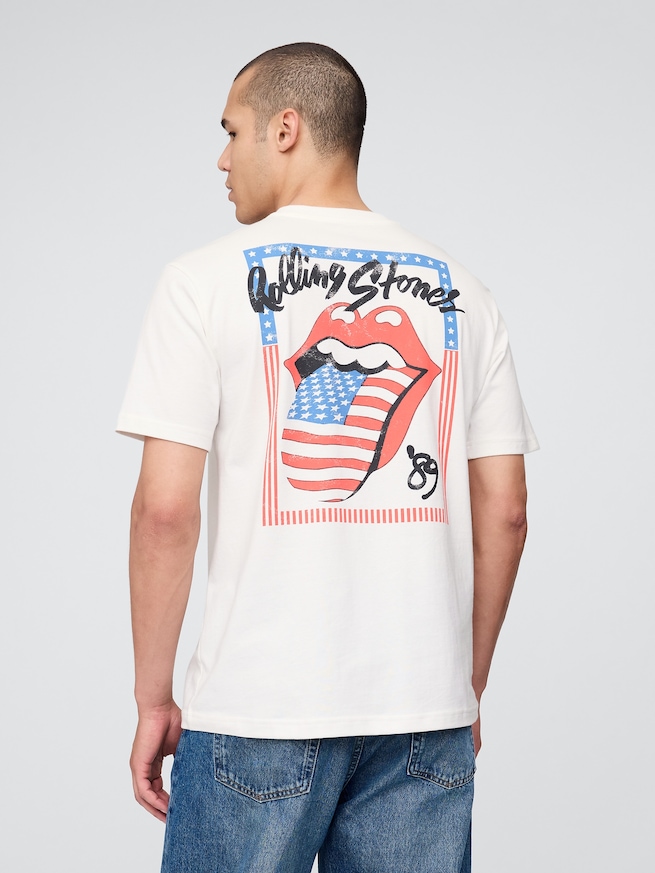 ザ・ローリング・ストーンズ グラフィックTシャツ-0