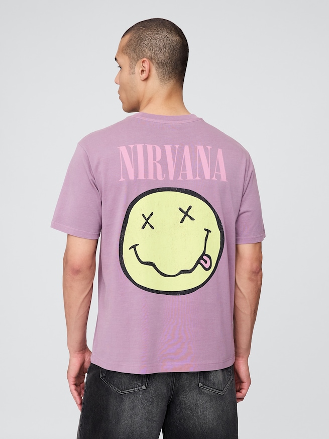 ニルヴァーナ グラフィックTシャツ-0