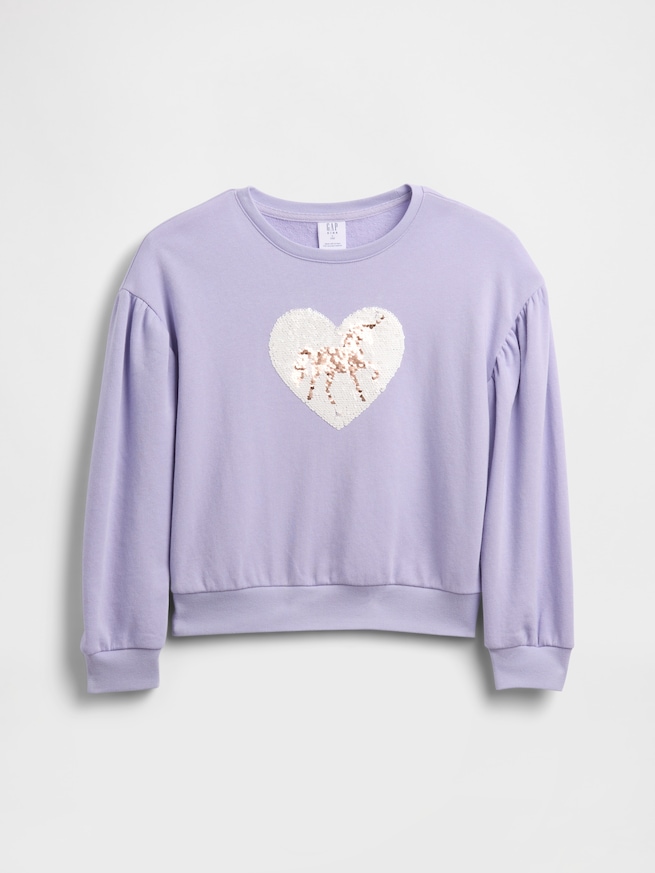 フリッピー スパンコール スウェットシャツ (キッズ)-1