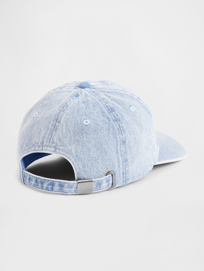 Gap × BÉIS ロゴ デニム ベースボールキャップ-1