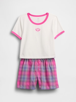 リサイクル ショートパンツパジャマセット (キッズ)