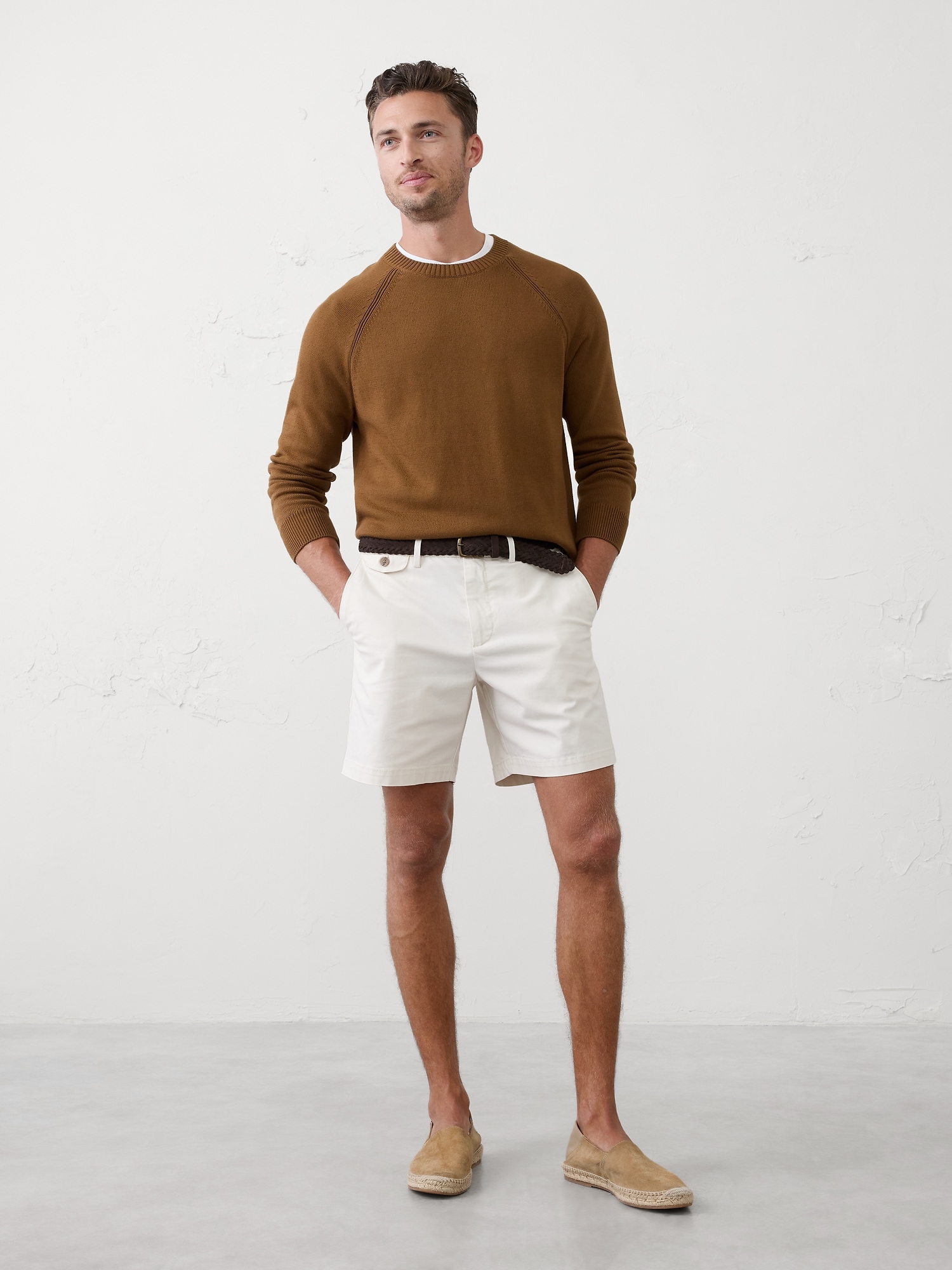 CHANDAIL RAS DU COU EN TRICOT DOUX