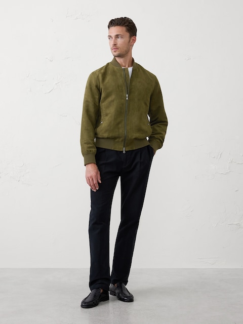 Vegan Suede Bomber