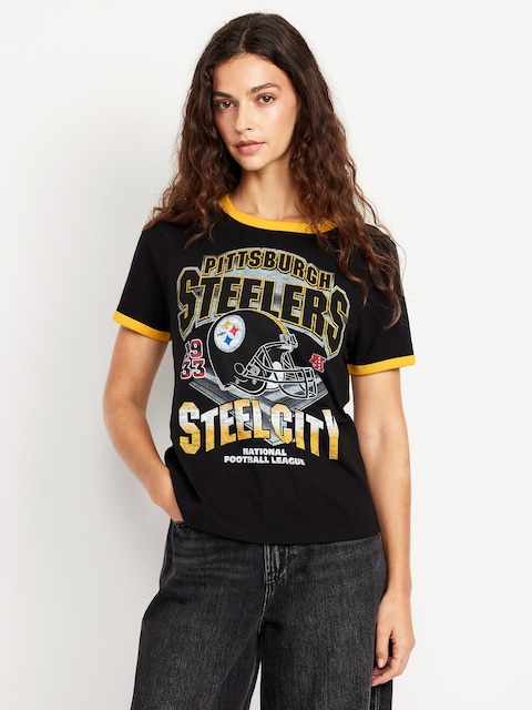 Pittsburgh Steelers EveryWear Crew-Neck Ringer T-Shirt