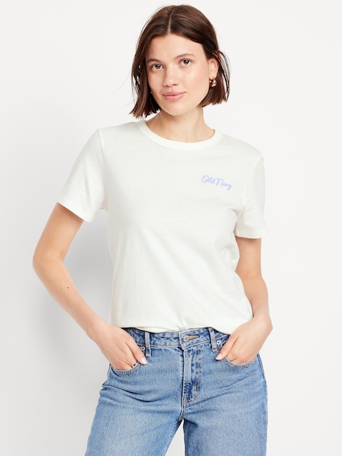 EveryWear Crew-Neck Logo-Graphic T-Shirt