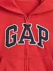 babyGap リラックス GAPロゴ ジップアップパーカー-3
