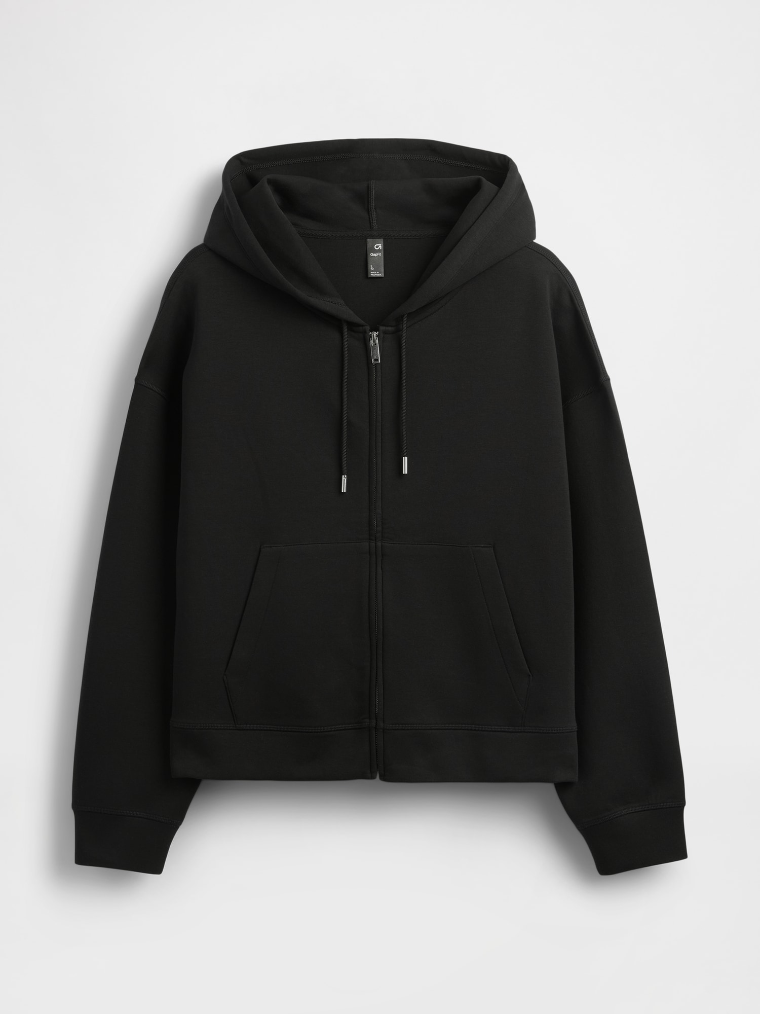 GapFit オーバーサイズ ジップアップパーカー-3