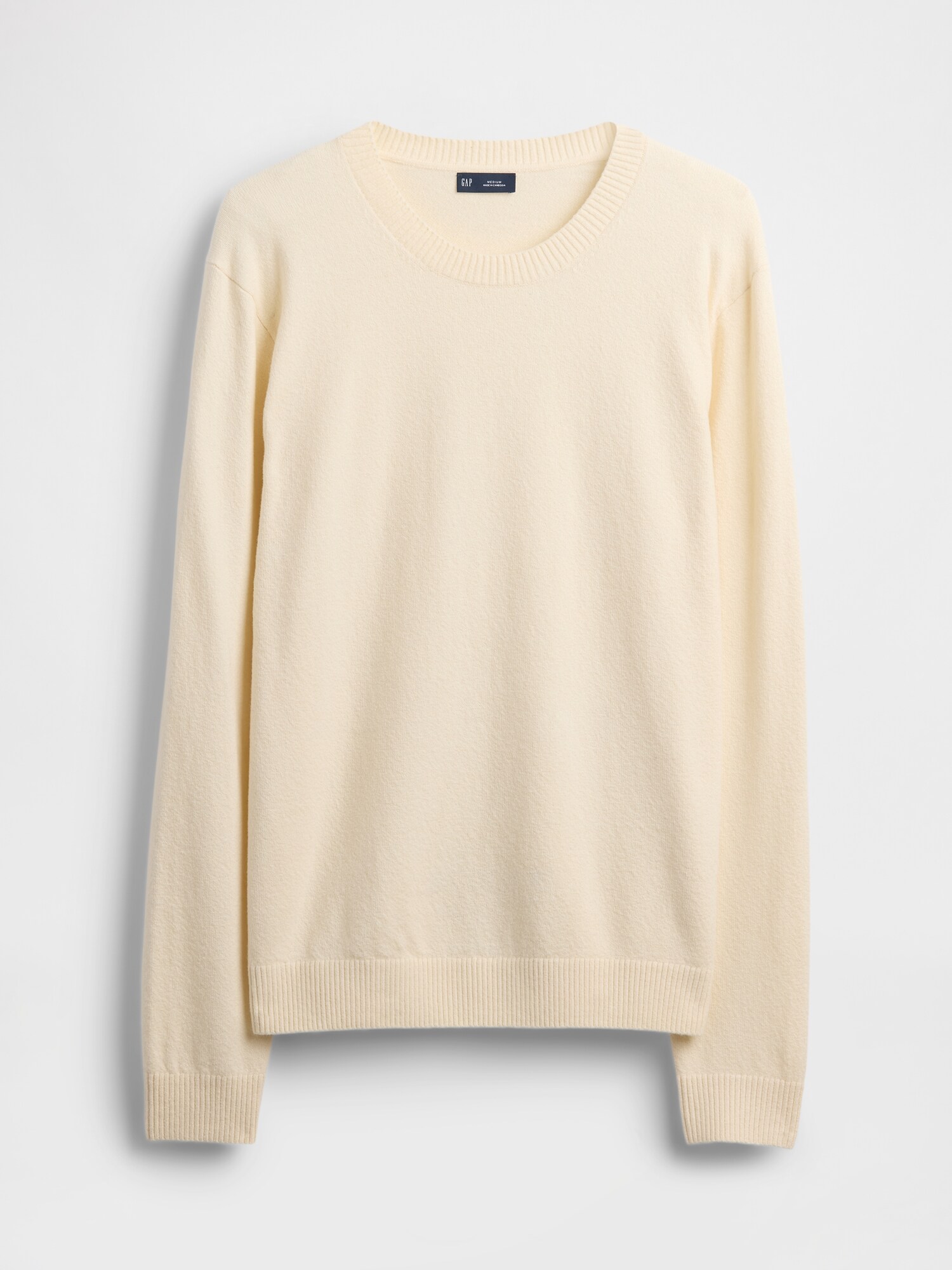 CashSoft カシミヤタッチ クルーネックセーター-4