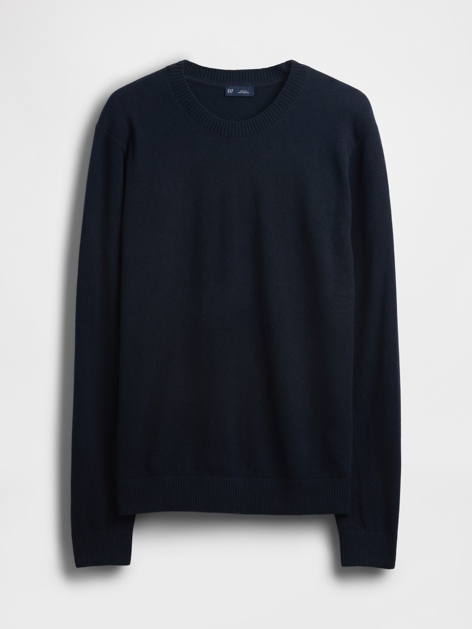 CashSoft カシミヤタッチ クルーネックセーター-4
