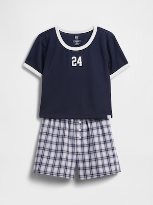 リサイクル ショートパンツパジャマセット (キッズ)