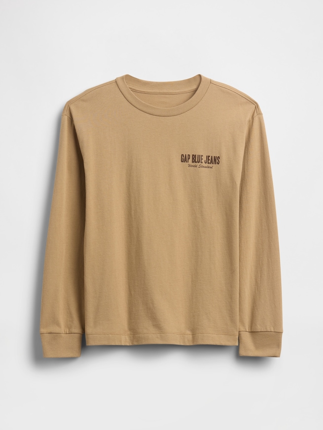 リラックスフィット ロゴTシャツ (キッズ)-0