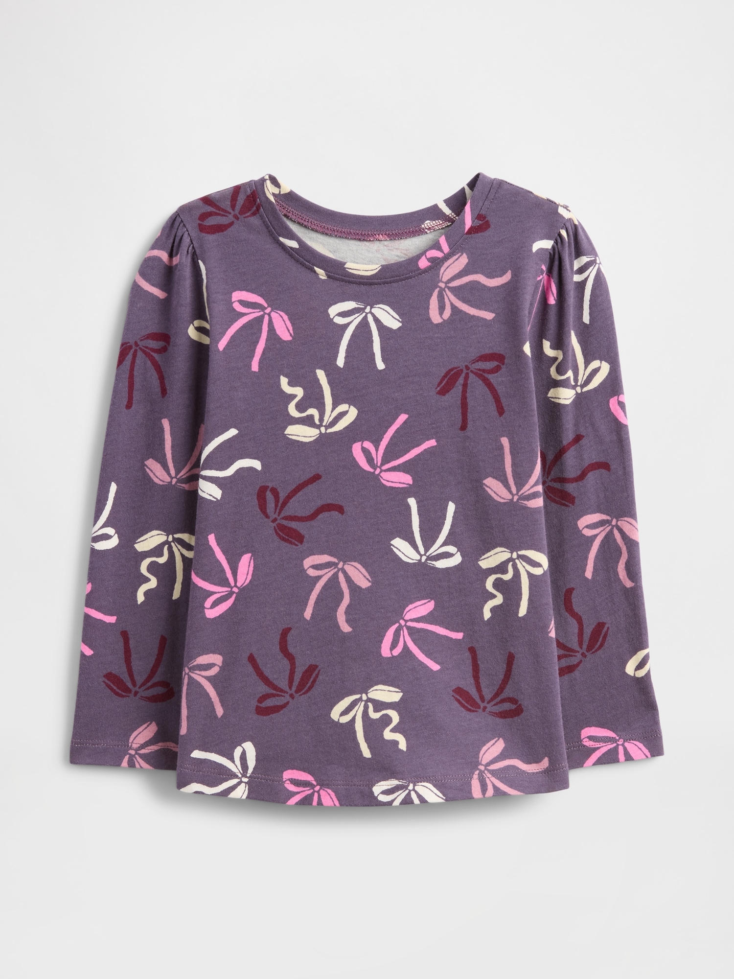 babyGap パフスリーブ クルーネックTシャツ-0