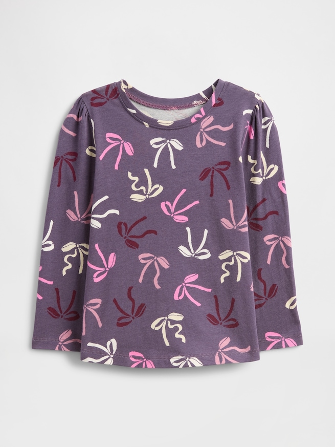 babyGap パフスリーブ クルーネックTシャツ-0