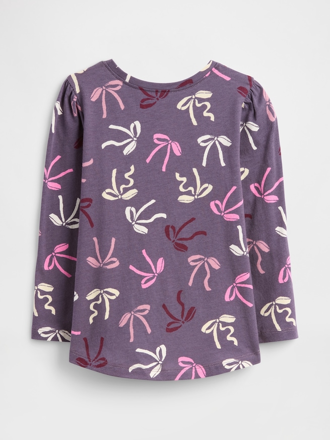 babyGap パフスリーブ クルーネックTシャツ-1