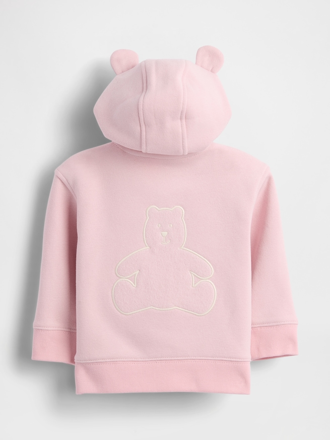 ヴィンテージソフト くまさん GAPロゴ ジップアップパーカー (ベビー)-1