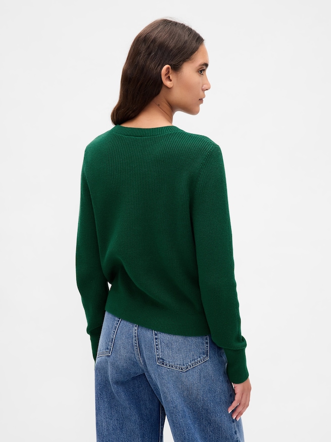 GAPロゴ インターシャセーター-2