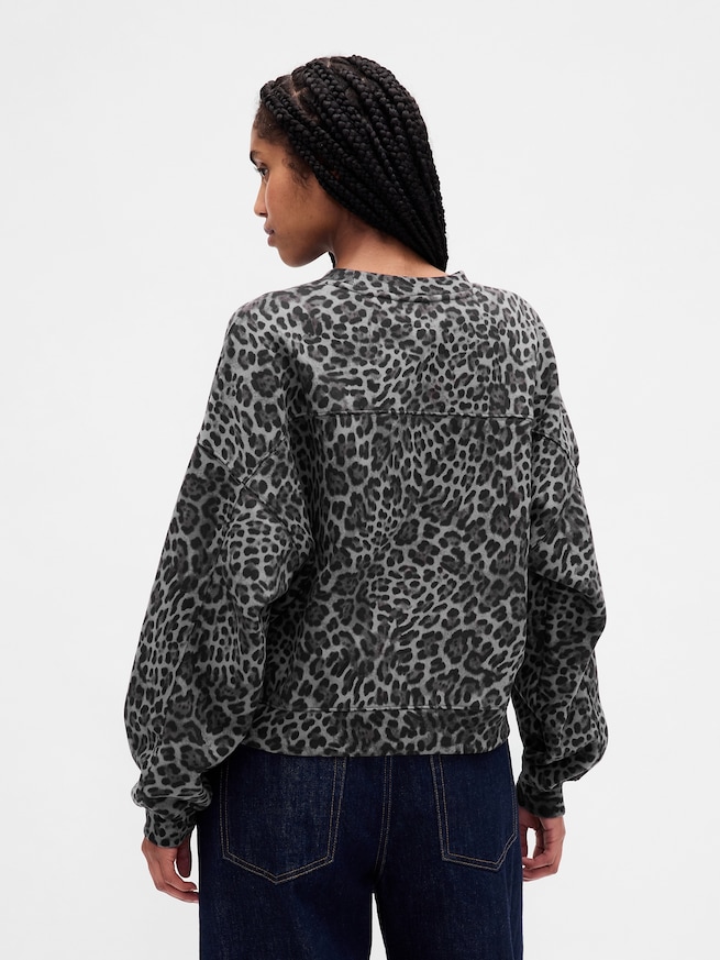 ヴィンテージソフト GAPロゴ ウェッジ スウェットシャツ-2