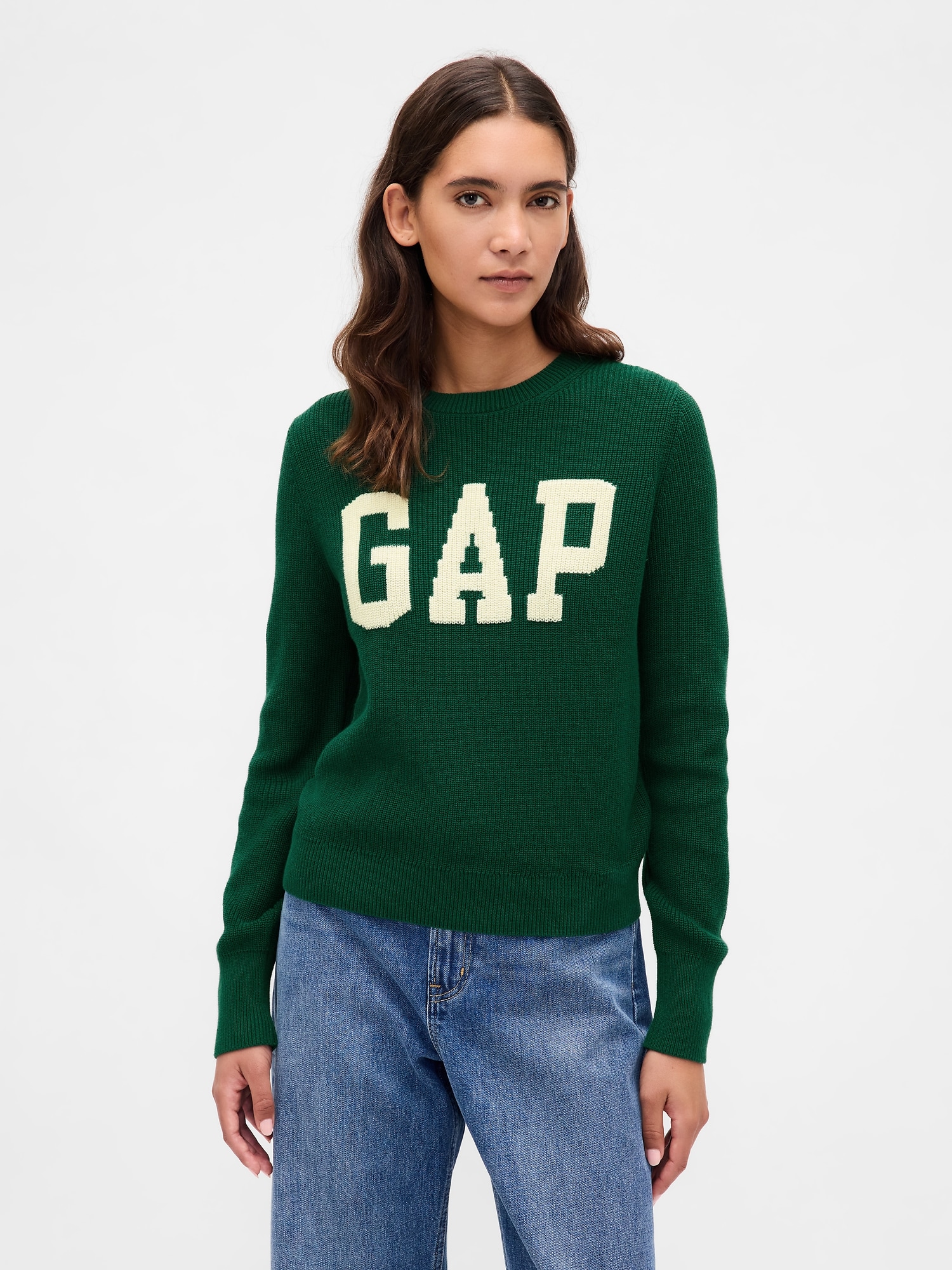 Gap GAPロゴ インターシャセーター Gap GAPロゴ インターシャセーター