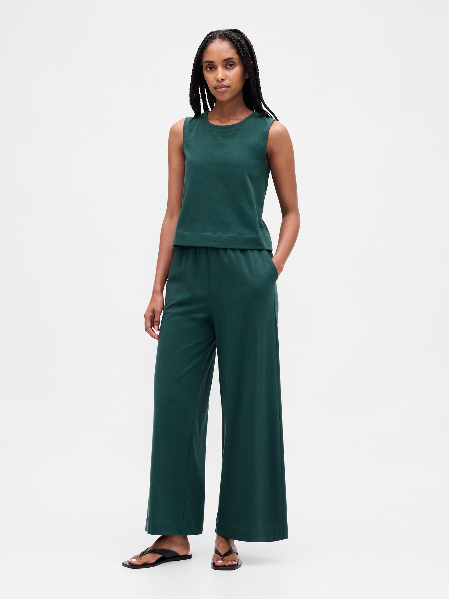 Heavyweight Wide-Leg Pants