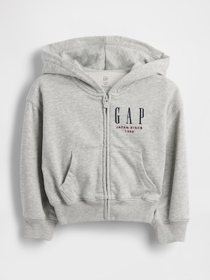 30th アニバーサリー ヴィンテージソフト GAPロゴ ジップアップパーカー (幼児・ベビー)