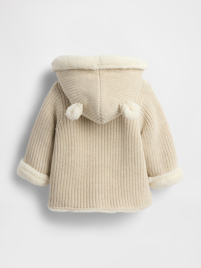 裏ボア カーディガン (ベビー)-1