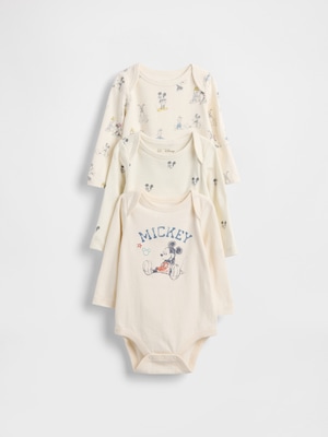 Gap × ディズニー オーガニックコットン ボディスーツ 3枚セット (ベビー)