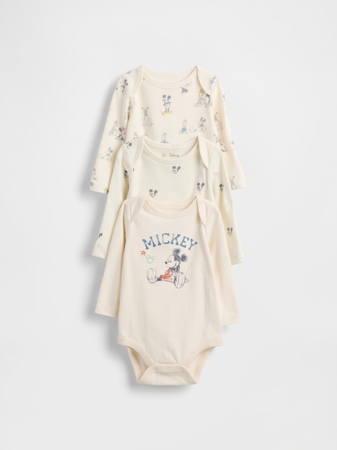 Gap × Disney Baby Organic Cotton Bodysuit (3-Pack)